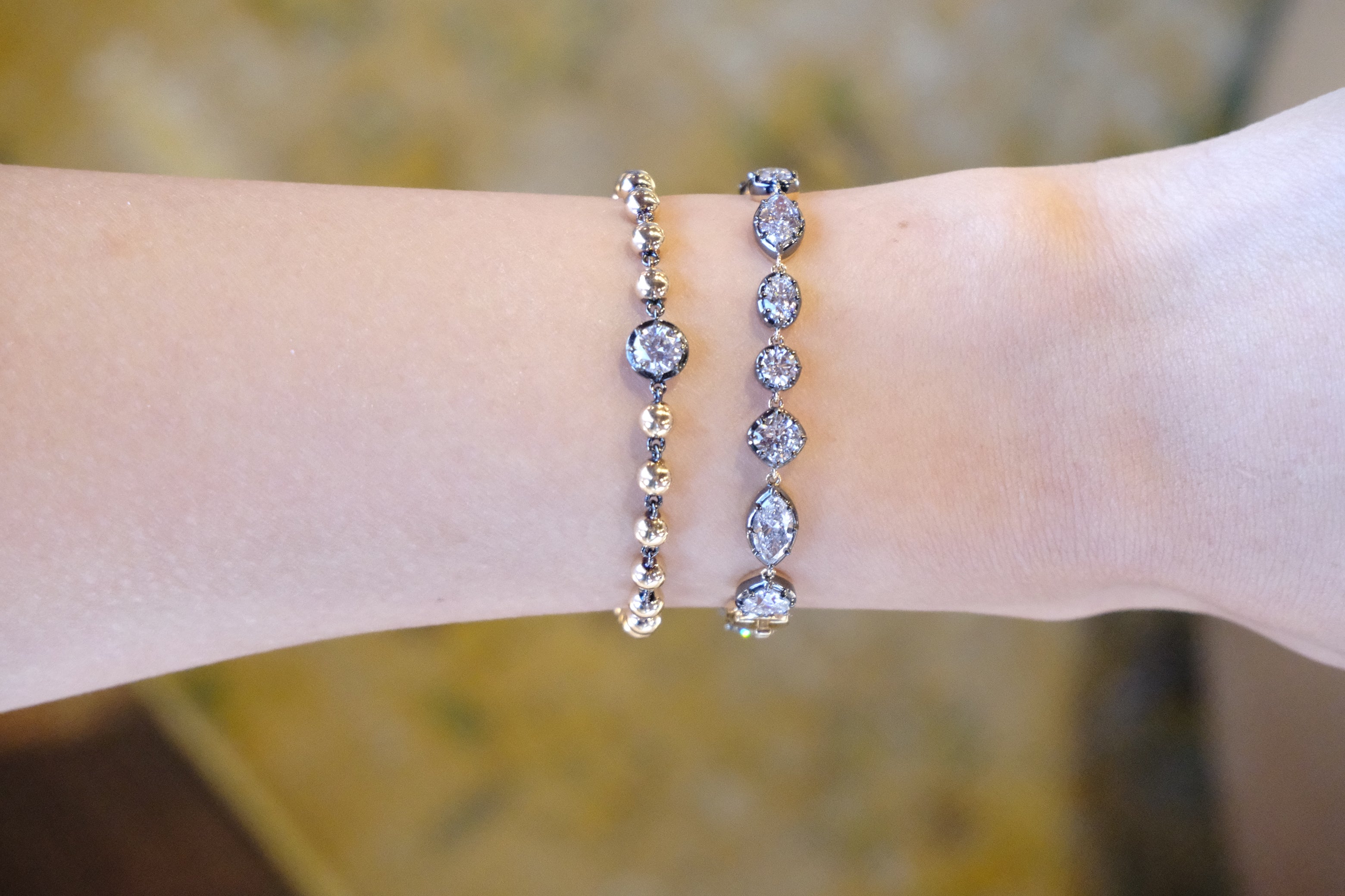 Gold Bead Bracelet - Yellow Gold