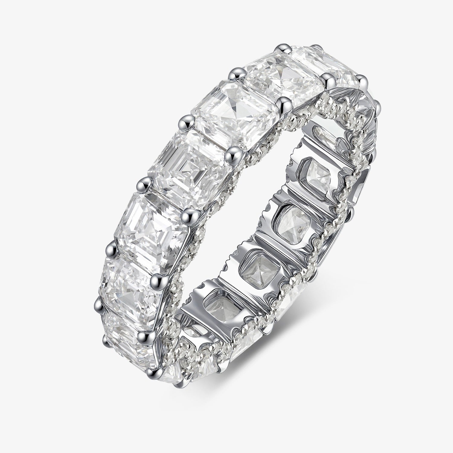 Asscher Cut Eternity Ring