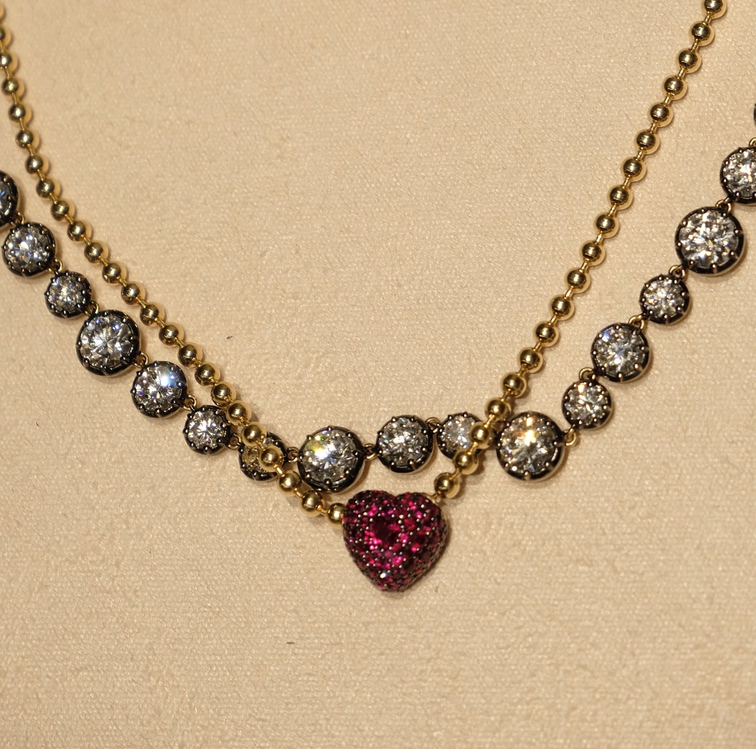 Ruby Pendant (without chain)