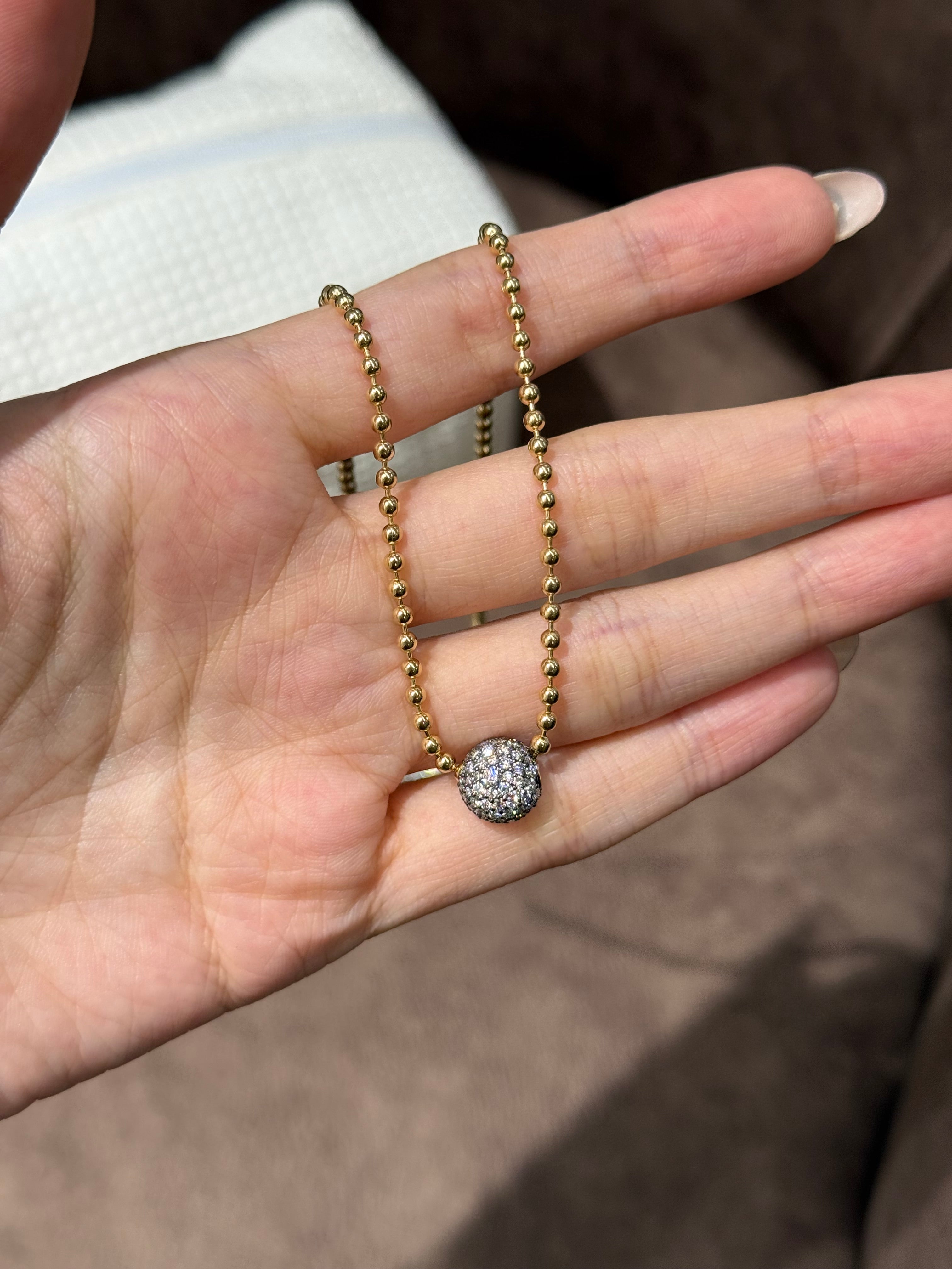 Diamond Bead Pendant (without chain)