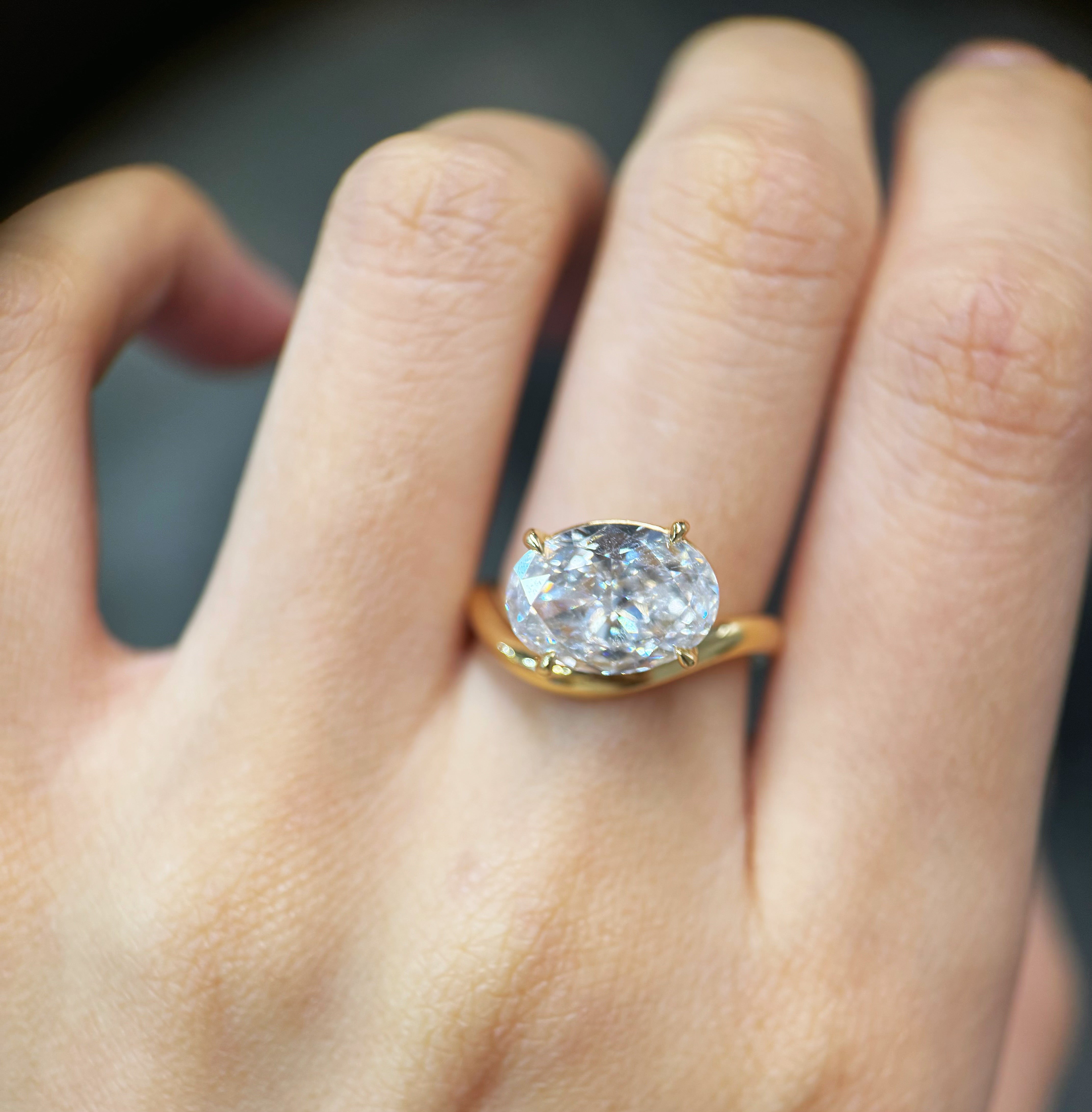 4.68ct Lab Grown Diamond Ring