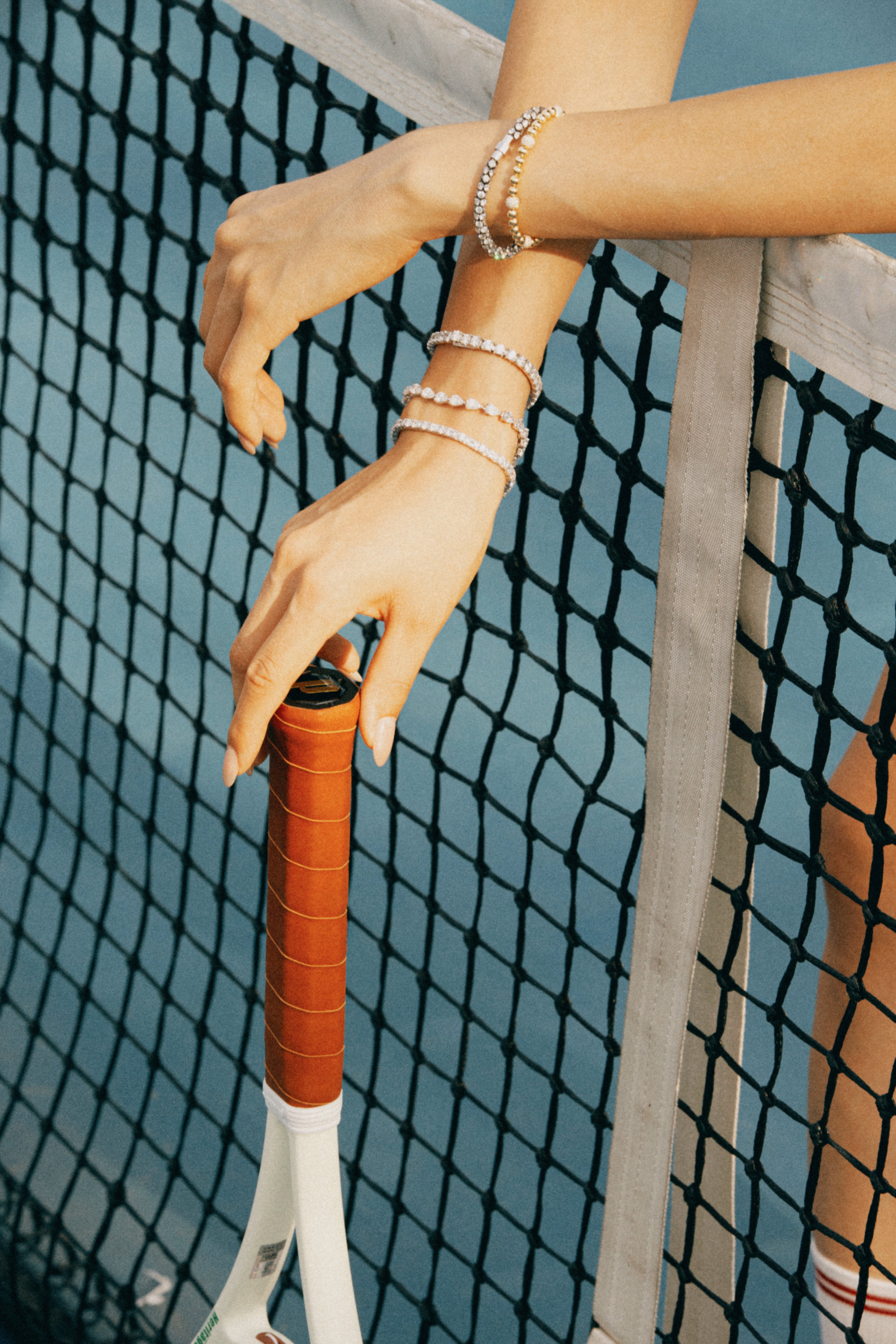 Elastic Gold Bead Bracelet