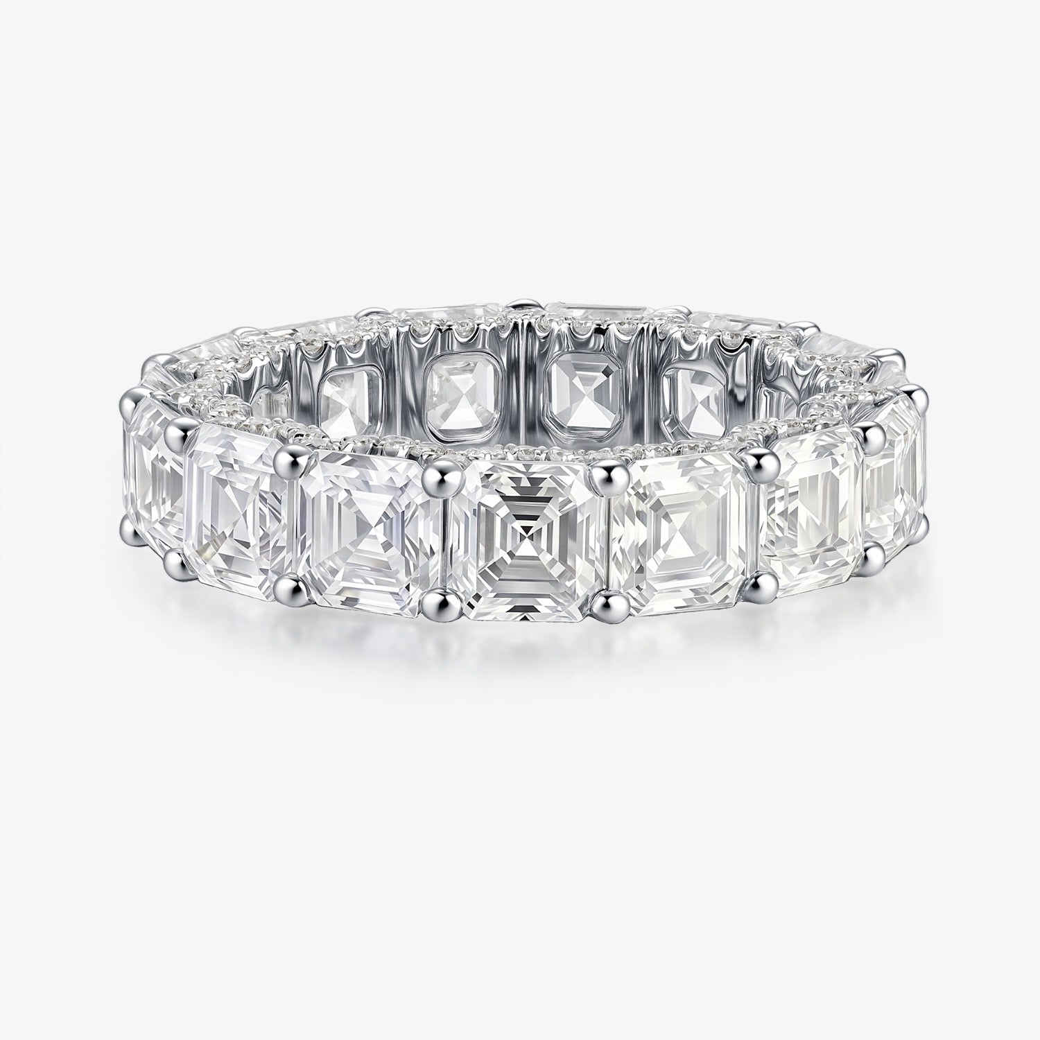 Asscher Cut Eternity Ring