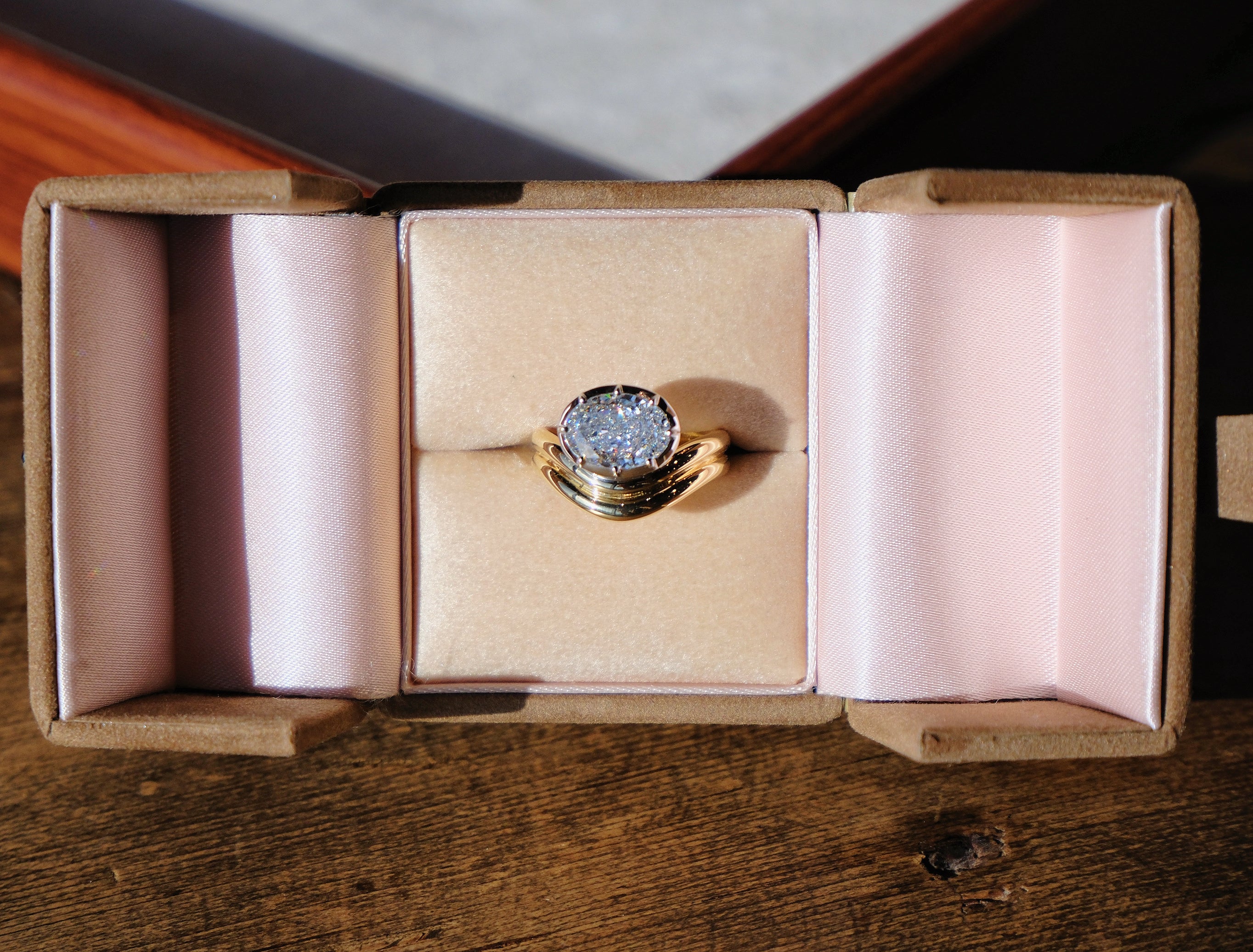 3ct Oval Shape Curve Ring