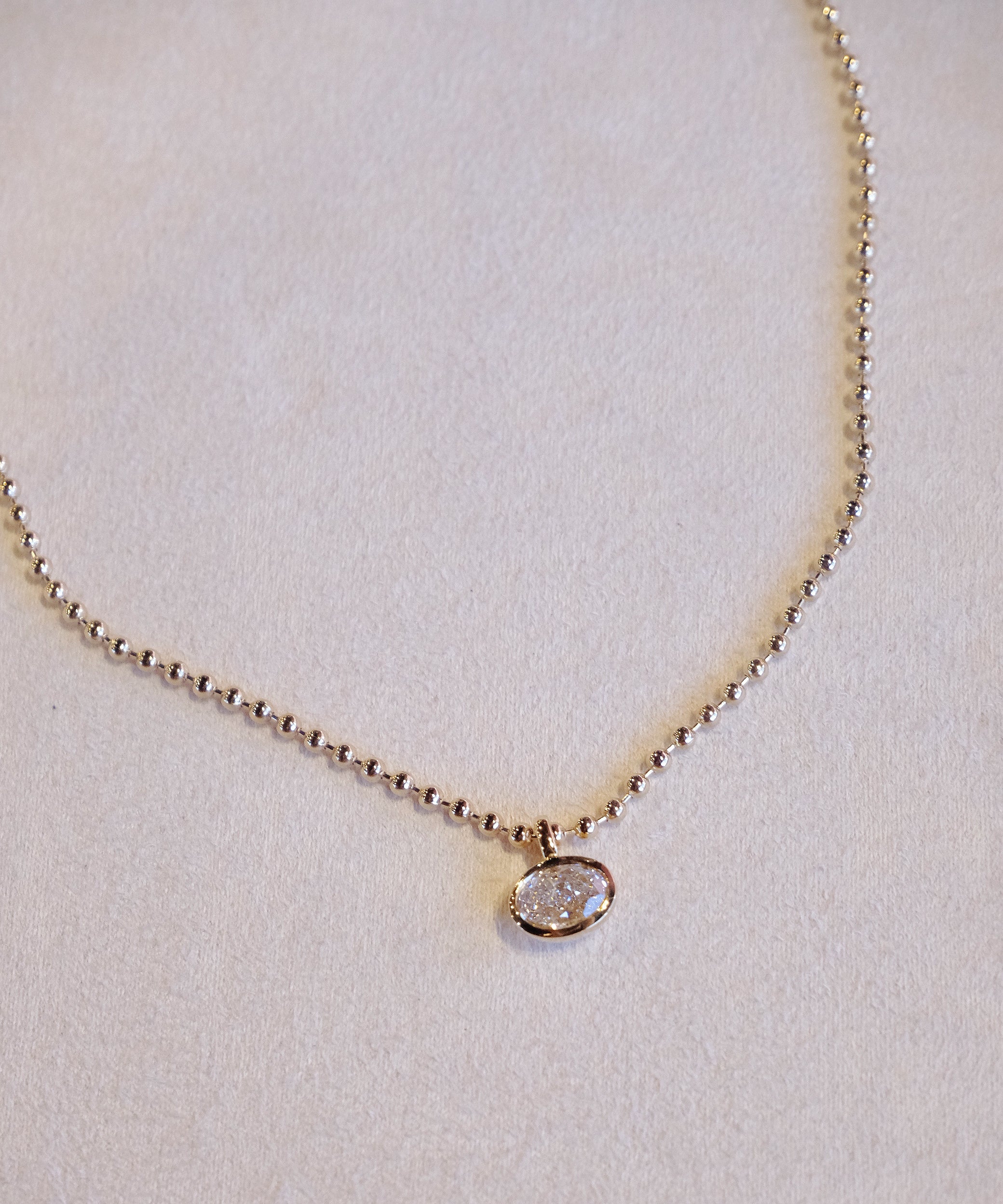2ct Oval Shape Pendant