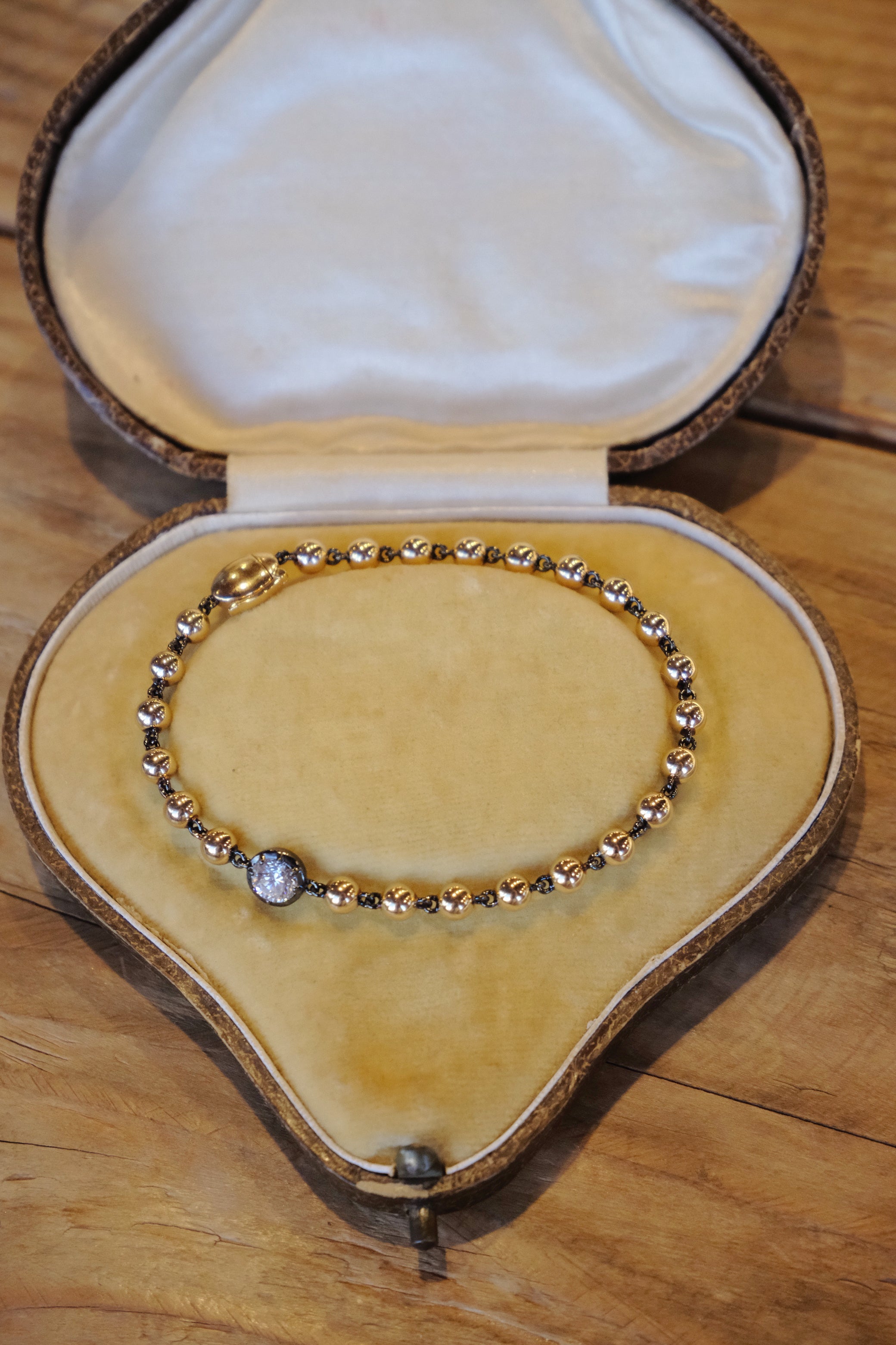 Gold Bead Bracelet - Yellow Gold