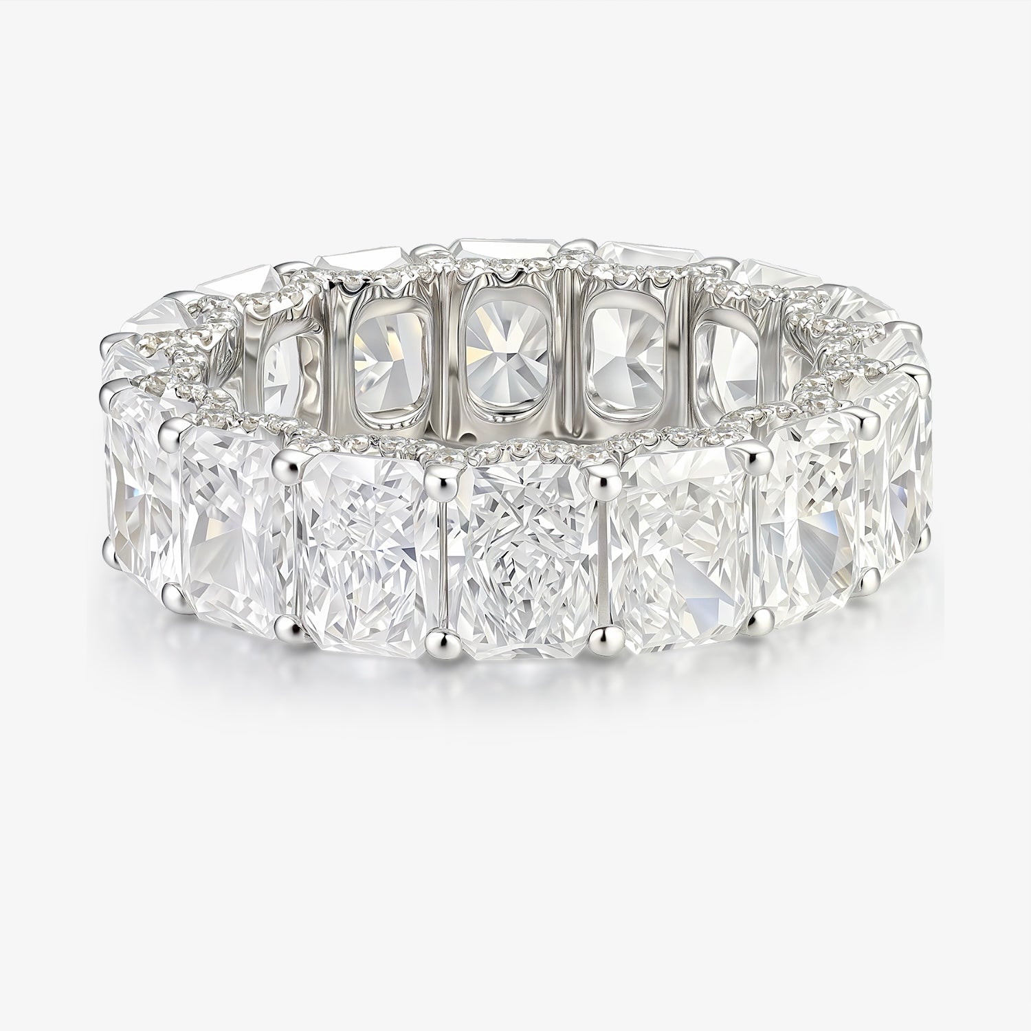 Radiant Cut Eternity Ring